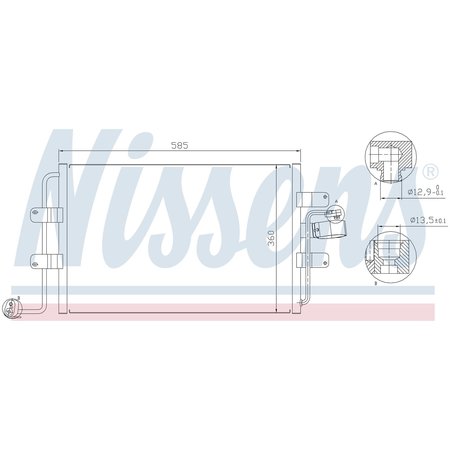 Nissens NISSENS CONDENSER 94522